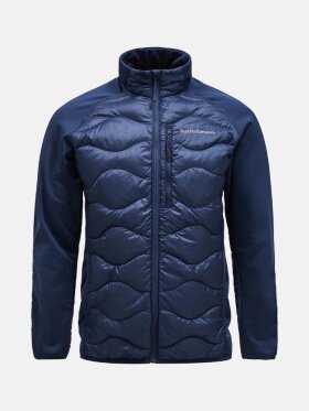 Peak Performance - Helium Down Hybrid Midlayer - Mens - Blue Shadow 