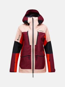 Peak Performance - Vertical GORE-TEX Pro Skijakke - Womens - Peach Fuzz