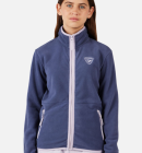 Rossignol - Strawpile Fleece Midlayer m/lynlås - Børn - Night Blue
