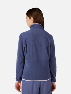 Rossignol - Strawpile Fleece Midlayer m/lynlås - Børn - Night Blue