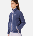Rossignol - Strawpile Fleece Midlayer m/lynlås - Børn - Night Blue