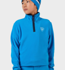 Rossignol - Strawpile Fleece Midlayer m/halfzip - Børn - Blazing Blue