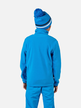 Rossignol - Strawpile Fleece Midlayer m/halfzip - Børn - Blazing Blue