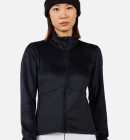 Rossignol - Diretta Fleece Midlayer m/lynlås - Dame - Black