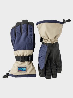 Hestra - Gauntlet Sr. 5-finger skihandske - unisex - Navy/Beige