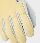 Hestra - Army Leather Wool Terry 5-finger - Herre - Natural Yellow