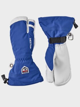 Hestra - Army Leather Heli 3-finger Skihandsker - Unisex - Royal Blue