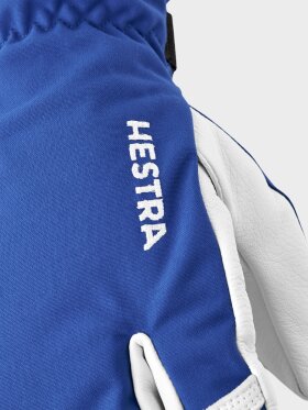 Hestra - Army Leather Heli 3-finger Skihandsker - Unisex - Royal Blue