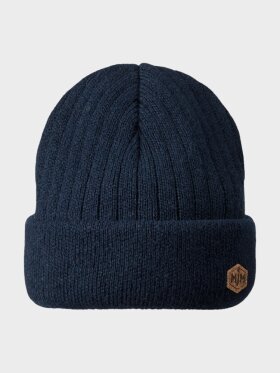 MJM - No Wind 32 Wool Mix Beanie - Unisex - Navy 
