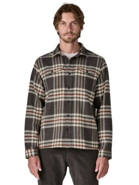 Patagonia - Fjord Flannel Shirt - Mens - Catch Ink Black