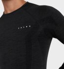 Falke - Long-sleeve Wool Tech Skiundertrøje - Herre - Sort