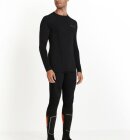 Falke - Long-sleeve Wool Tech Skiundertrøje - Herre - Sort