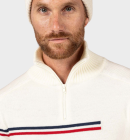 Rossignol - Odysseus Halfzip Merino Strik - Mænd - Nature White