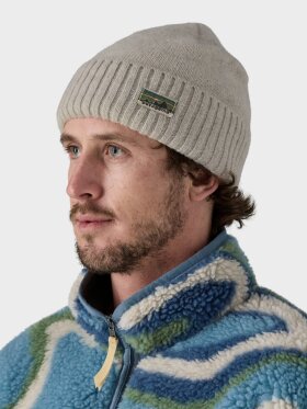 Patagonia - Brodeo Beanie - OG Legacy Label: Crisp Grey