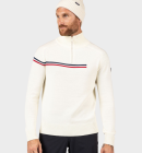 Rossignol - Odysseus Halfzip Merino Strik - Mænd - Nature White