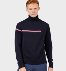 Rossignol - Odysseus Halfzip Merino Strik - Mænd - Dark Navy