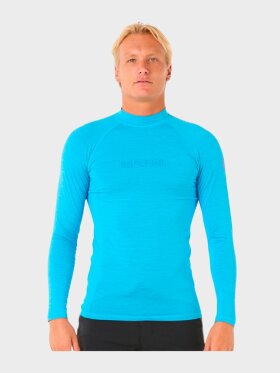 Rip Curl - Dawn Patrol UV Long Sleeve Rash Guard - Mænd - Blue Paint