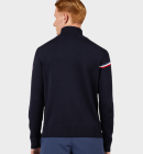 Rossignol - Odysseus Halfzip Merino Strik - Mænd - Dark Navy