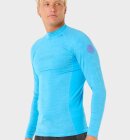 Rip Curl - Dawn Patrol UV Long Sleeve Rash Guard - Mænd - Blue Paint