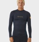 Rip Curl - Dawn Patrol UV Long Sleeve Rash Guard - Mænd - Navy Marle