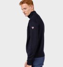 Rossignol - Odysseus Halfzip Merino Strik - Mænd - Dark Navy