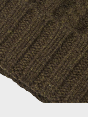 State of Wow - Cable Beanie - Unisex - Army