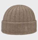 STETSON - Undyed Cashmere Beanie  - Unisex - Pale Brown