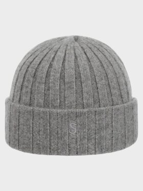 STETSON - Cashmere Beanie  - Unisex - Light Grey Melange