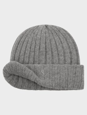 STETSON - Cashmere Beanie  - Unisex - Light Grey Melange
