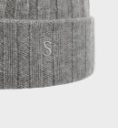 STETSON - Cashmere Beanie  - Unisex - Light Grey Melange