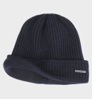 STETSON - Merino Beanie  - Unisex - Navy