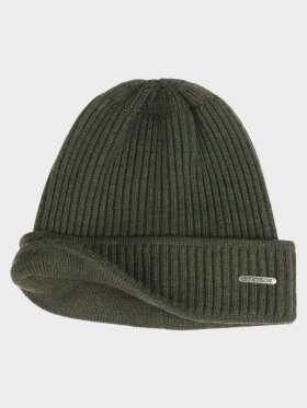 STETSON - Merino Beanie  - Unisex - Deep Forrest