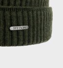STETSON - Merino Beanie  - Unisex - Deep Forrest