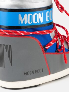 Moon Boot - Icon Low Space Racing - Women - Silver / Red / Blue