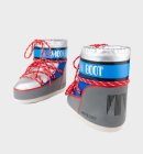 Moon Boot - Icon Low Space Racing - Women - Silver / Red / Blue