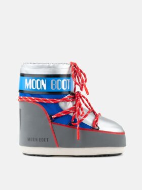 Moon Boot - Icon Low Space Racing - Women - Silver / Red / Blue