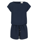 MADS NØRGAARD CREPE GEORGETTE CAVI SHORT BUKSEDRAGT | NAVY