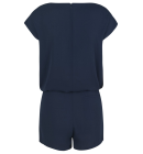 MADS NØRGAARD CREPE GEORGETTE CAVI SHORT BUKSEDRAGT | NAVY