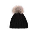 PARAJUMPERS WOMENS CABLE HAT | BLACK