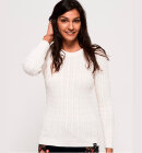 Superdry - CROYDE BAY SWEATER TIL KVINDER | CREAM